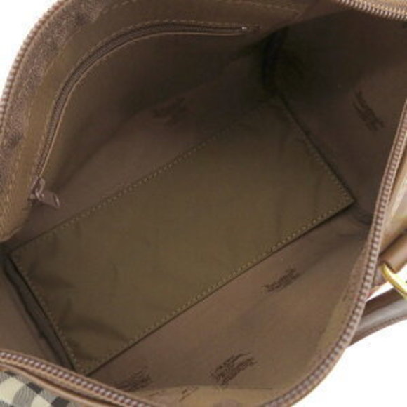 BURBERRY Bag Check Shoulder Beige Nova Mini - Picture 8 of 10